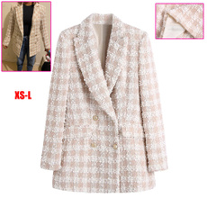 womenswintercoat, Blazer, Sleeve, womensplaidjacket