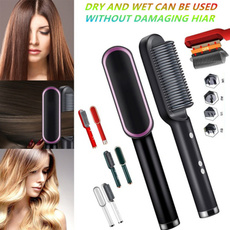 hairstraightenerbrush, Electric, chapinha, Rizadores