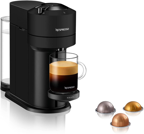 Nespresso VERTUO Next XN910N Cafetera de cápsulas, máquina café expreso  Krups, café diferentes tamaños, 5 tamaños tazas, tecnología Centrifusion,  calentamiento 30 segundos, Wifi, Bluetooth, Negro Mate | Wish