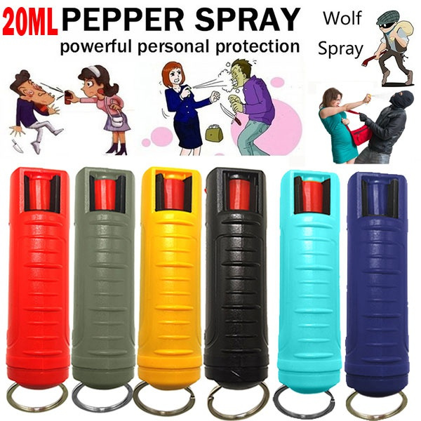 20ml Reusable Plastic Pepper Spray Tank EDC Self Defense Tools For Women  Girls*