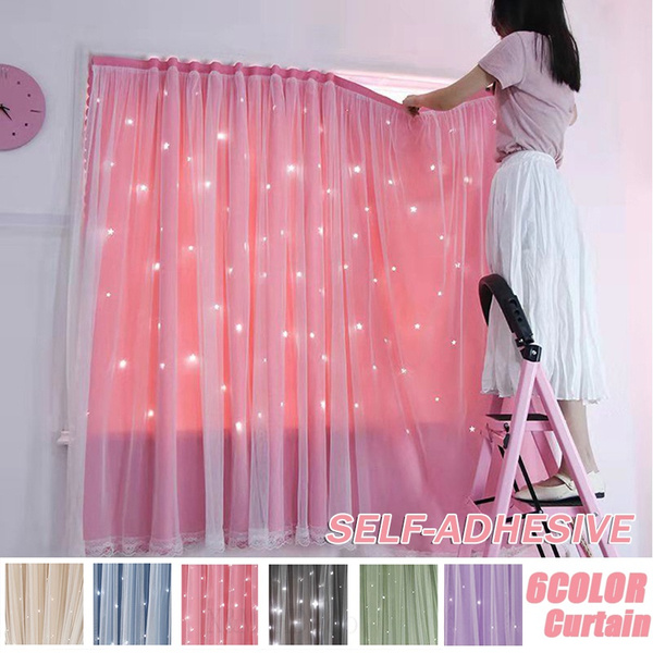 Curtains Bedroom Star, Window Curtain Velcro
