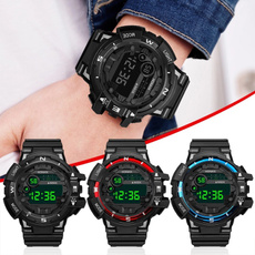 lightingwatch, analogdigitalwatch, Waterproof Watch, Clock