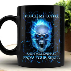 Coffee, skullmug, Tea, Horror