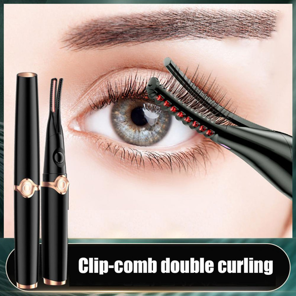 Electric Heated Eyelash Curler USB Charge Eye Beauty ABS Eyelash Makeup
