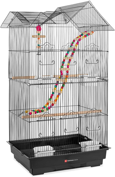 Photo inspiration: Fresh Look at 36In Indoor Outdoor Iron Bird Cage For Medium Small Birds