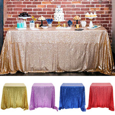 tablesofalinen, glittersequintablecloth, Decoración del hogar, Home textile
