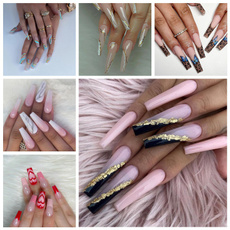 nail decoration, ballerina, Moda, pressonnail