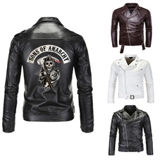 motorcyclejacket, Fashion, leather, slim
