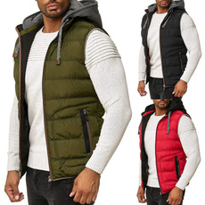Casual Jackets, Vest, sleevelessvest, quilted