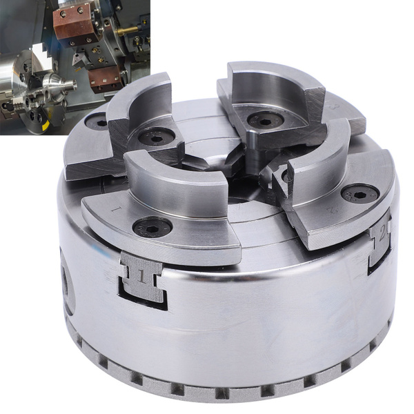 Wood Lathe Chuck 4Jaw Self Centering 3.75in Lathe Chuck Plated Type 4