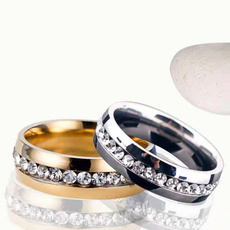 Fashion, wedding ring, Classics, Stainless Steel