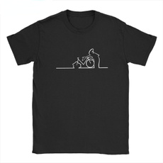 Tops & Tees, Tees & T-Shirts, Bicycle, men's cotton T-shirt