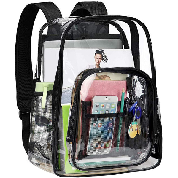 Clear Backpack Heavy Duty PVC Transparent Backpack Wish