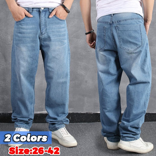 Lzard Men's Dyed/Washed Light Blue Jeans