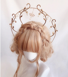 haloheadband, crown, Flowers, bridalweddingheadpiece