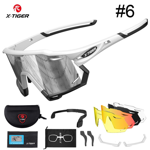 X-TIGER Polarized Glasses New Sports Men Sunglasses Road Cycling Glasses  Mountain Bike Bicycle Riding Fishing Protection Eyewear