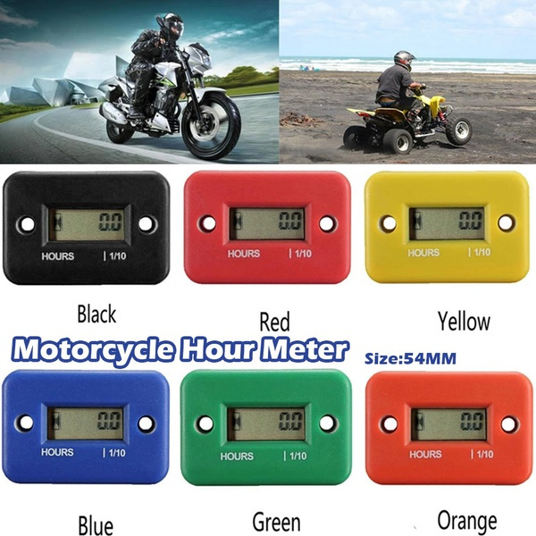 1 Pcs Motorcycle Hour Meter Timer Racer Digital Counter Moto Timer