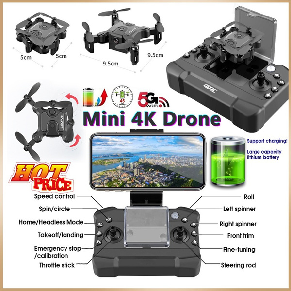 Hotselling Zhonghei Technology Multifunctional 4K Camera Mini Folding