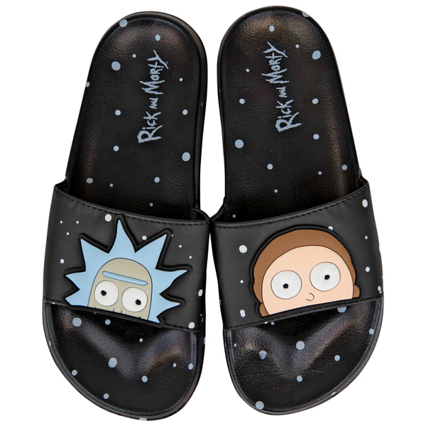 rick and morty flip flops