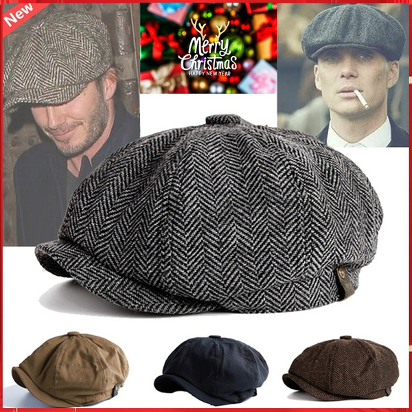 christmas newsboy hat