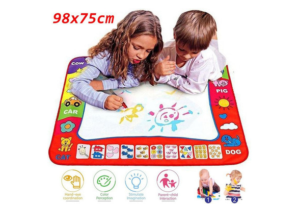 1pc Magic Water Painting Cloth Toy, Can Be Used As Watercolor Painting Board,  Magic Color Doodle Blanket, Water Painting Book, Children's Toys,Reading  and writing tools