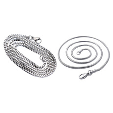 Box, Steel, Chain Necklace, Jewelry