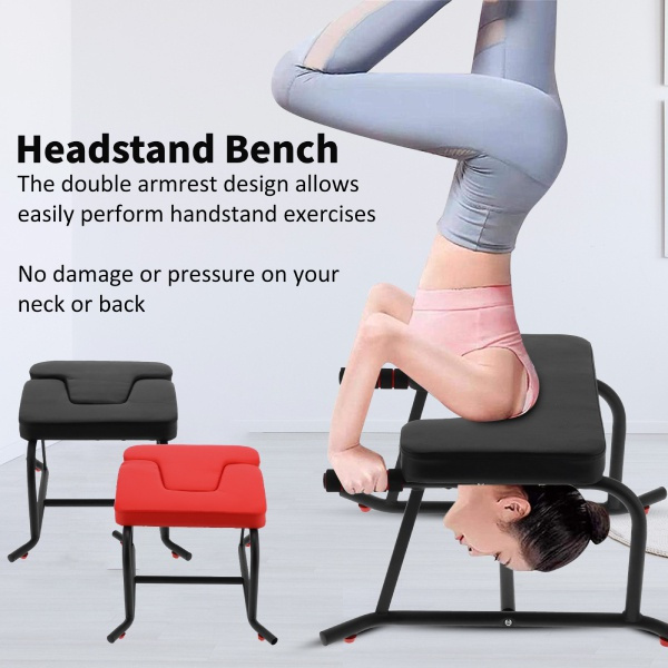Safely Yoga Headstand Inversion Bench Body Building Upside Down Chair ...