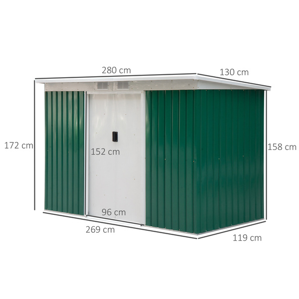 Steel, shed, Outdoor, Yard