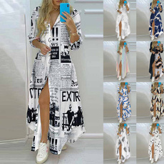printeddre, Shirt, Sleeve, shirt dress