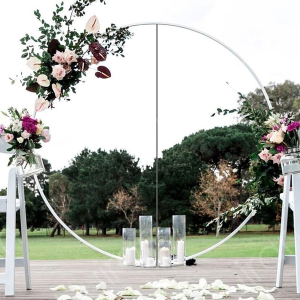 1.5m 1.8m Balloon Ring Round Big Balloon Arch Circle Ring Stand Balloon