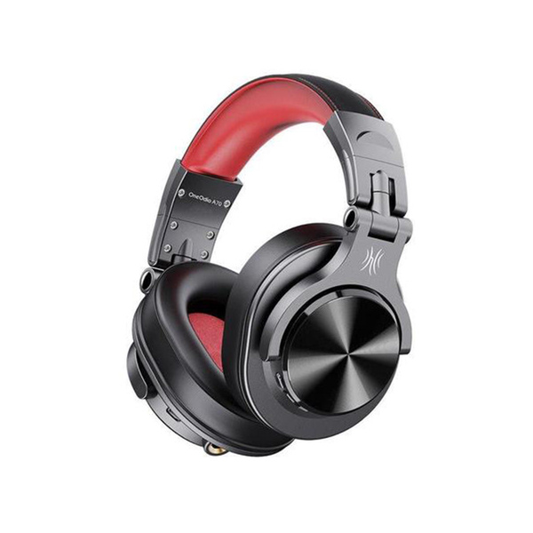 OneOdio A70 Fusion Over Ear Bluetooth Wired and Wireless Headphones,  Black/Red | Wish