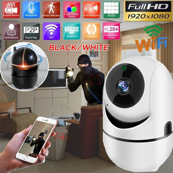 Podofo 1080P Baby Safety Monitor Home Security Camera 355° Wireless WI ...