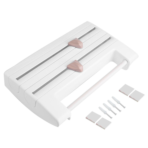 Cling Film Holder,Kitchen Storage Rack Sauce Bottle Storage Rack Paper