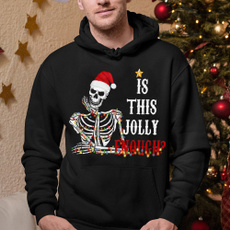 Fashion, skull sweatshirt, Christmas, skull