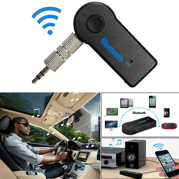 Car Aux Audio Music Stereo 3.5mm Wireless BT  Receiver Adapter