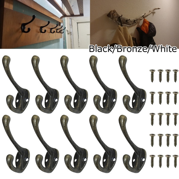 Vintage coat store hanger hooks