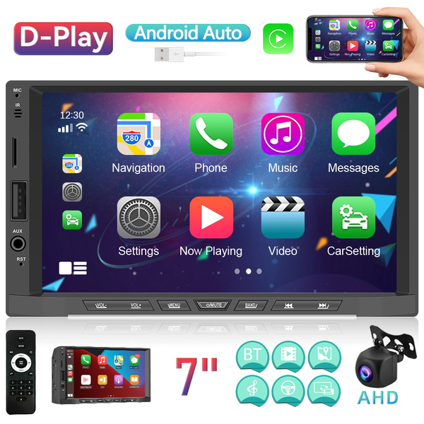 UNITOPSCI】 7'' Double Din Car Stereo Radio Car MP5 Player Touch