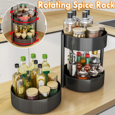 rotatingstoragerack, Kitchen & Dining, tray, spicebottleholder