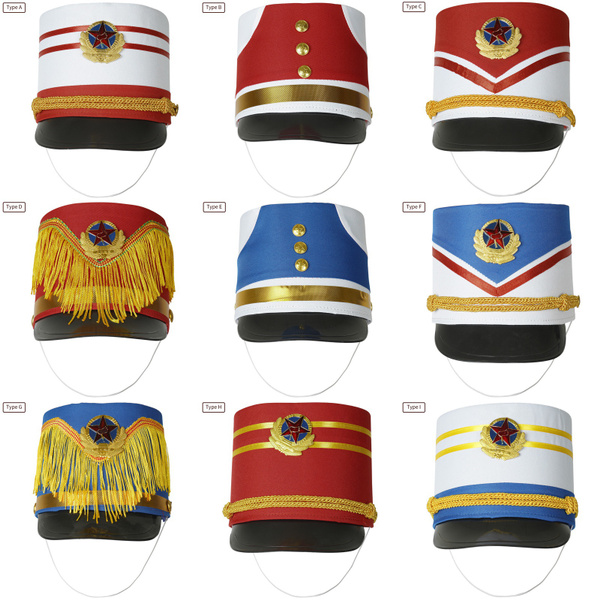 Toy Soldier Drum Hat Major Hat Nutcracker Drummer Boy Costume Hat ...