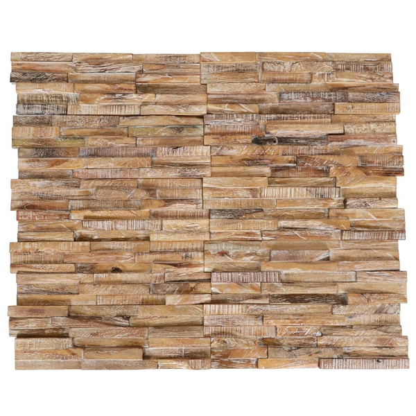 Wishbone Cladding 3D Wall Cladding Panels 10 pcs 1.01 m² Solid Teak Wood 3D ...