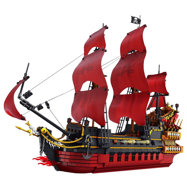 2021 New 3694pcs Building Blocks Pirate Ship Construction Set for Boys ...