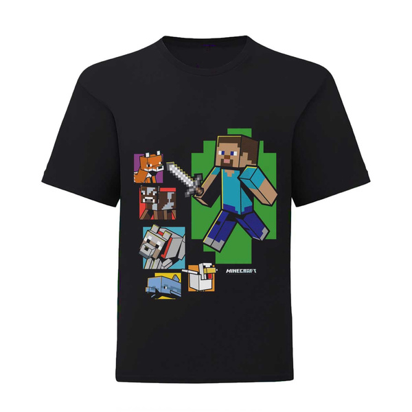 Minecraft Boys Steve And Friends T-Shirt | Wish