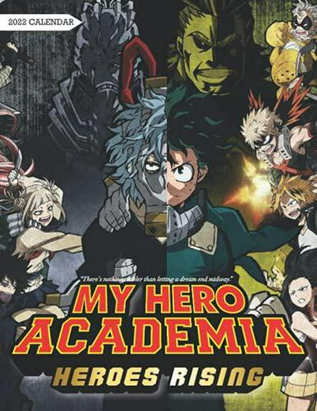 2022 Calendar: My Hero Academia Calendar 2022 18-month from Jul 2021 to ...