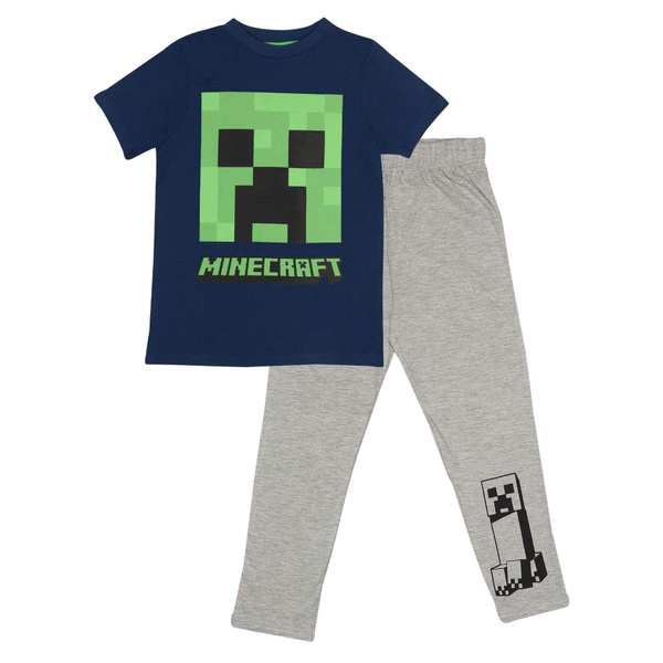 Minecraft Boys Creeper Pajama Set | Wish