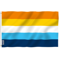 aromanticasexuallgbtflag, Polyester, 3x5footaroaceprideflag