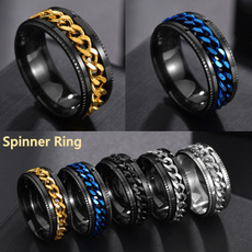 Steel, men_rings, rotatablering, Women Ring