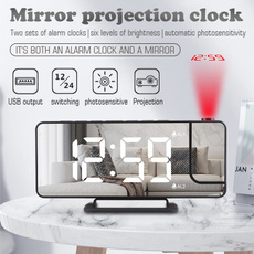ledprojectionclock, led, projector, snoozeclock