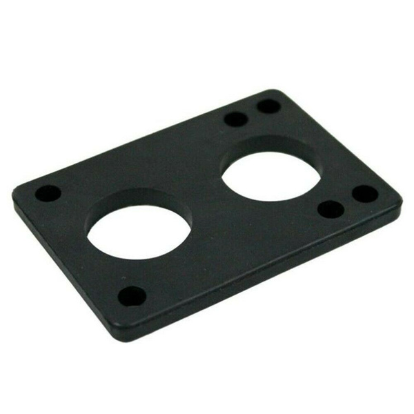 Spare Part Skateboard Riser Pads Risers Longboard Shock Absorbers Pads Black New Wish