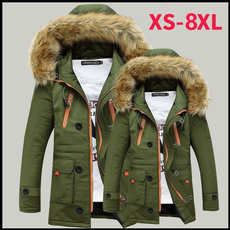 Plus Size, fur, Winter, hoodedjacket