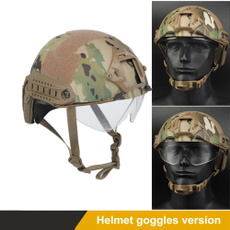 Helmet, Protective, Goggles, American